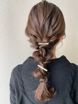 ロング ヘアアレンジ 沢田 瞳のヘアスタイル