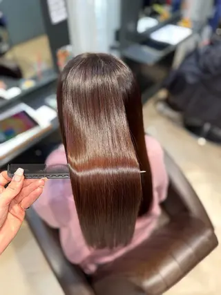 ロング リピート90%超/縮 毛矯正/髪質改善井口のヘアスタイル