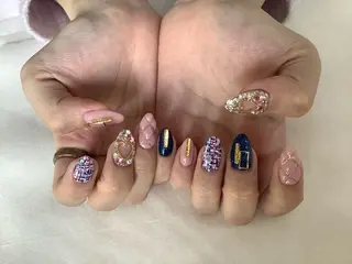 ネイル 💎🐰 saki. m 🐰💎のネイルデザイン