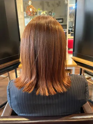 ミディアム カラー 1+unplus所属・高杉 愛のヘアスタイル
