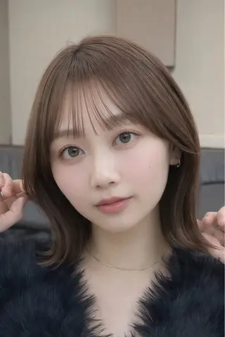 ショート Aura所属・丸山 心 / 艶カラーのヘアスタイル