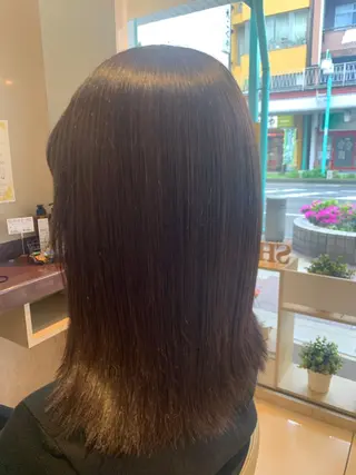 ミディアム 大島 裕也のヘアスタイル