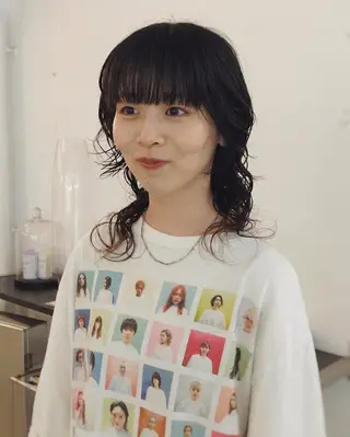 ミディアム パーマ ナカ/パーマ /メンズパーマのヘアスタイル