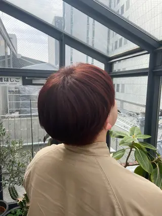 ショート カラー メンズ サオリ仙台🩰儚カラ ー/透明感カラーのヘアスタイル