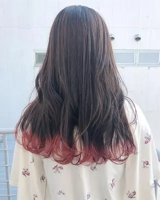 ロング カラー ヘアアレンジ 【池袋/スパイキー ショート】ⓝⓘⓜⓤのヘアスタイル
