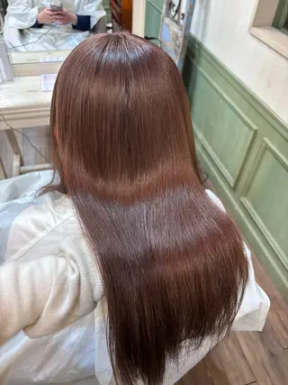 ロング カラー よこやま なぎさのヘアスタイル