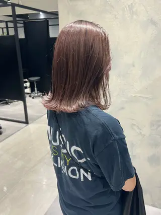 ミディアム カラー kimika🥑 メンズ/髪質改善のヘアスタイル