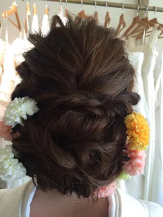 セミロング Delight ヘアメイク着付けのヘアスタイル