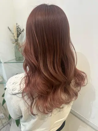 ロング カラー 透けるbrown カラー🎗♡yukaのヘアスタイル