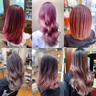 セミロング CIEL所属・バレイヤージュ⭐️ 栄/舩木裕矢のヘアスタイル