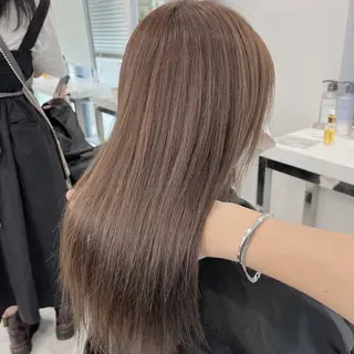 ロング カラー ハイトーン/韓国 レイヤー/るか🎀のヘアスタイル