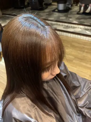 ミディアム 西 柚のヘアスタイル