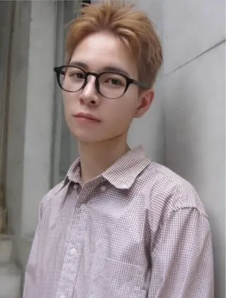 メンズ 透明感|グレージュ 🌘/青空soraのヘアスタイル