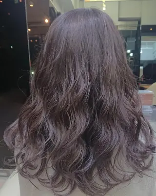セミロング カラー 田邉 俊和のヘアスタイル