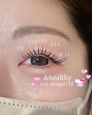 マツエク・マツパ eyemor藤が丘店 服部のマツエク・マツパデザイン