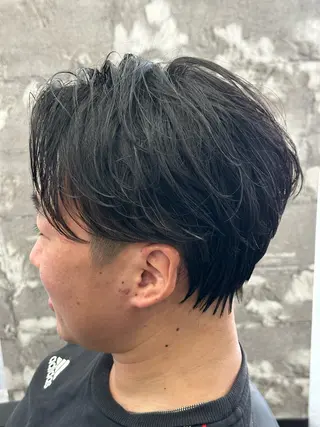 ショート パーマ メンズ ✨愛知県初アイロン パーマ/ 瀬見井✨のヘアスタイル