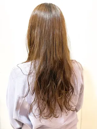 ロング パーマ 🪞パーマ🐾 ストカール🌷川原のヘアスタイル