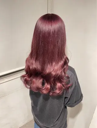 ロング カラー 韓国レイヤー🕊️ 柔らかベージュ🧸のヘアスタイル