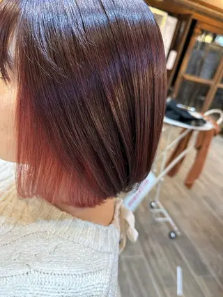 ミディアム カラー brote所属・髪質改善/山根勇平 /完全マンツーマンのヘアスタイル