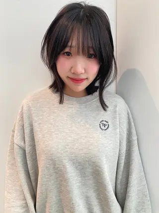 ミディアム カラー mai / linoah˚✧のヘアスタイル