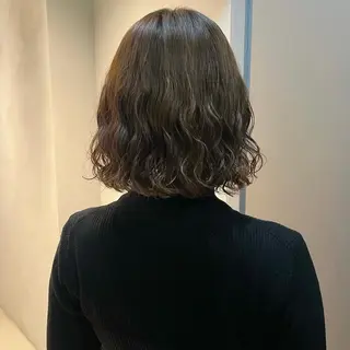 ショート カラー パーマ akane/ベージュ /オリーブ/ブラウンのヘアスタイル
