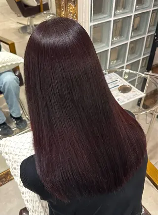 セミロング カラー 遠藤 日和のヘアスタイル