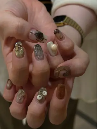 ネイル salon village所属・miku ニュアンス/個性派のネイルデザイン