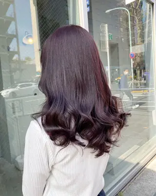 セミロング カラー 大人っぽ♡上品な暖色 ♡ブリーチなし♡のヘアスタイル