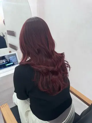 ロング カラー TERRACE LAND所属・境井 陸王のヘアスタイル