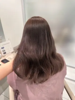 セミロング カラー 池袋/透明感カラー 🎀Yuri🎀のヘアスタイル