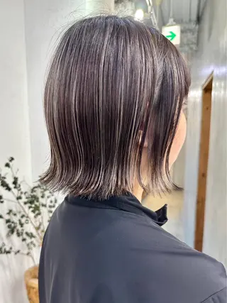 ショート カラー 🫐寒色系カラー 🫐ヤマナカリリカのヘアスタイル