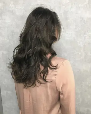 ロング カラー レイヤーカット BLend 渋谷のヘアスタイル