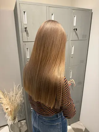 ロング カラー ブリーチ/アレンジ 天満/chihiroのヘアスタイル