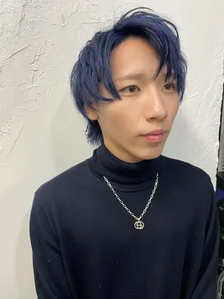 ショート カラー メンズ メンズパーマ メンズ特化ryoのヘアスタイル