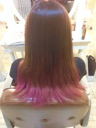 ロング カラー 小倉 聖也のヘアスタイル