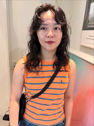 ミディアム パーマ ANY／SUE 千葉パーマのヘアスタイル