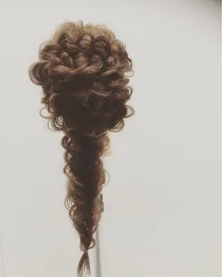 ミディアム セミロング ロング カラー ヘアアレンジ Rubik's 茶屋町原田のヘアスタイル