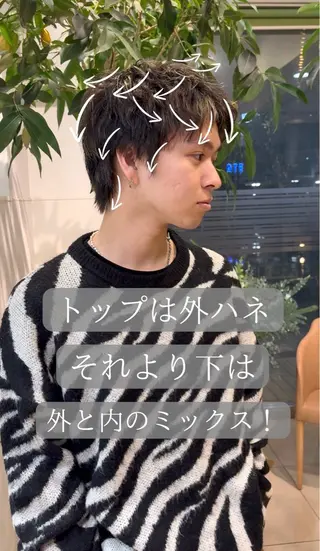 ショート メンズ 【透明感カラー】/ 【レイヤー】保坂拓也のヘアスタイル