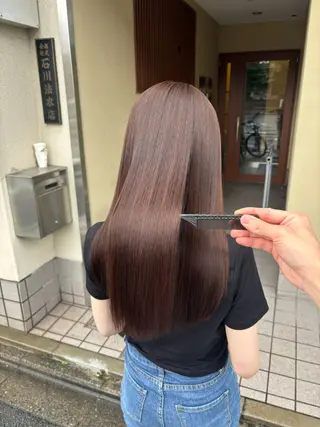 ロング darts所属・マツダ レンのヘアスタイル