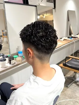 パーマ メンズ 骨格補正施術/メンズ 専門美容師/YUYAのヘアスタイル