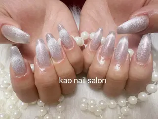 ネイル kao nail マグネット/長さだしのネイルデザイン