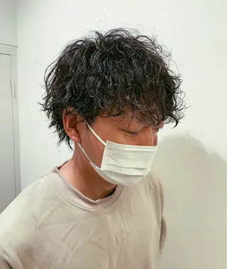 パーマ メンズ 【メンズ特化】 池田大成✂︎のヘアスタイル