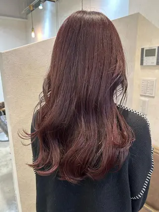 セミロング カラー 透明感カラー💎 AYAのヘアスタイル