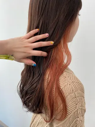 ミディアム カラー momo所属・メンズヘアメイク 🩵Mayuki🩵のヘアスタイル