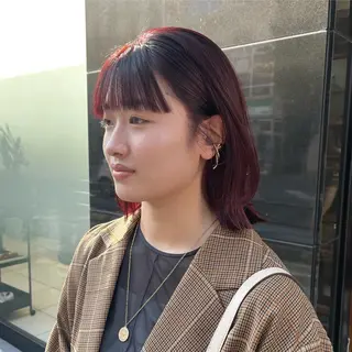 ミディアム カラー channel所属・Natsumi ❤︎のヘアスタイル