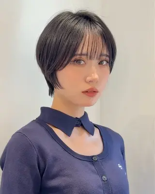 ショート カラー 原宿ショート/ボブ/ パーマ🪷Akinaのヘアスタイル