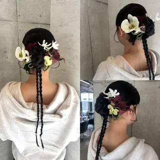 ロング ヘアアレンジ Reve  resort所属・美髪× ヘアセット✨Araiのヘアスタイル