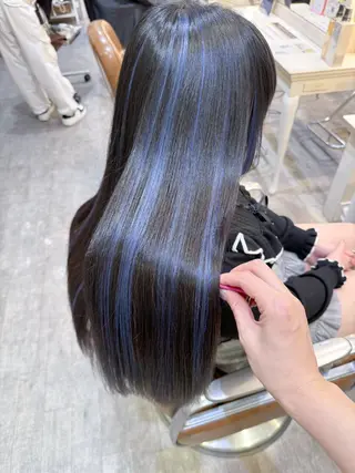 ロング 横浜🍒ルーツカラー エクステ／RIEのヘアスタイル