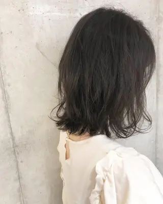 ミディアム 顔周りカット/髪質改 善/新宿/畑中稔里のヘアスタイル