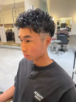 パーマ メンズ HAIR POCKET ritta所属・城下 颯世のヘアスタイル